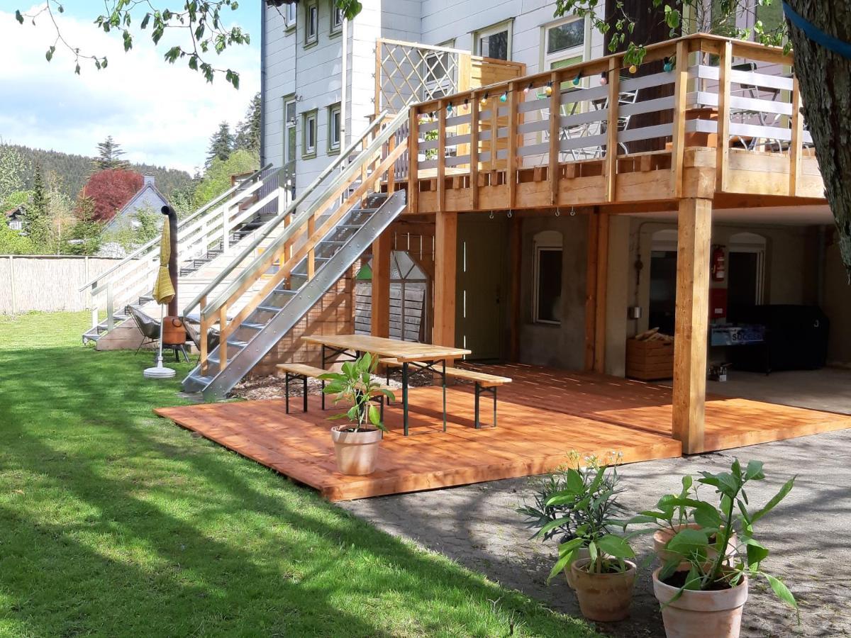Das Okerhaus Vegetarische B&B Mit Halbpension Альтенау Экстерьер фото